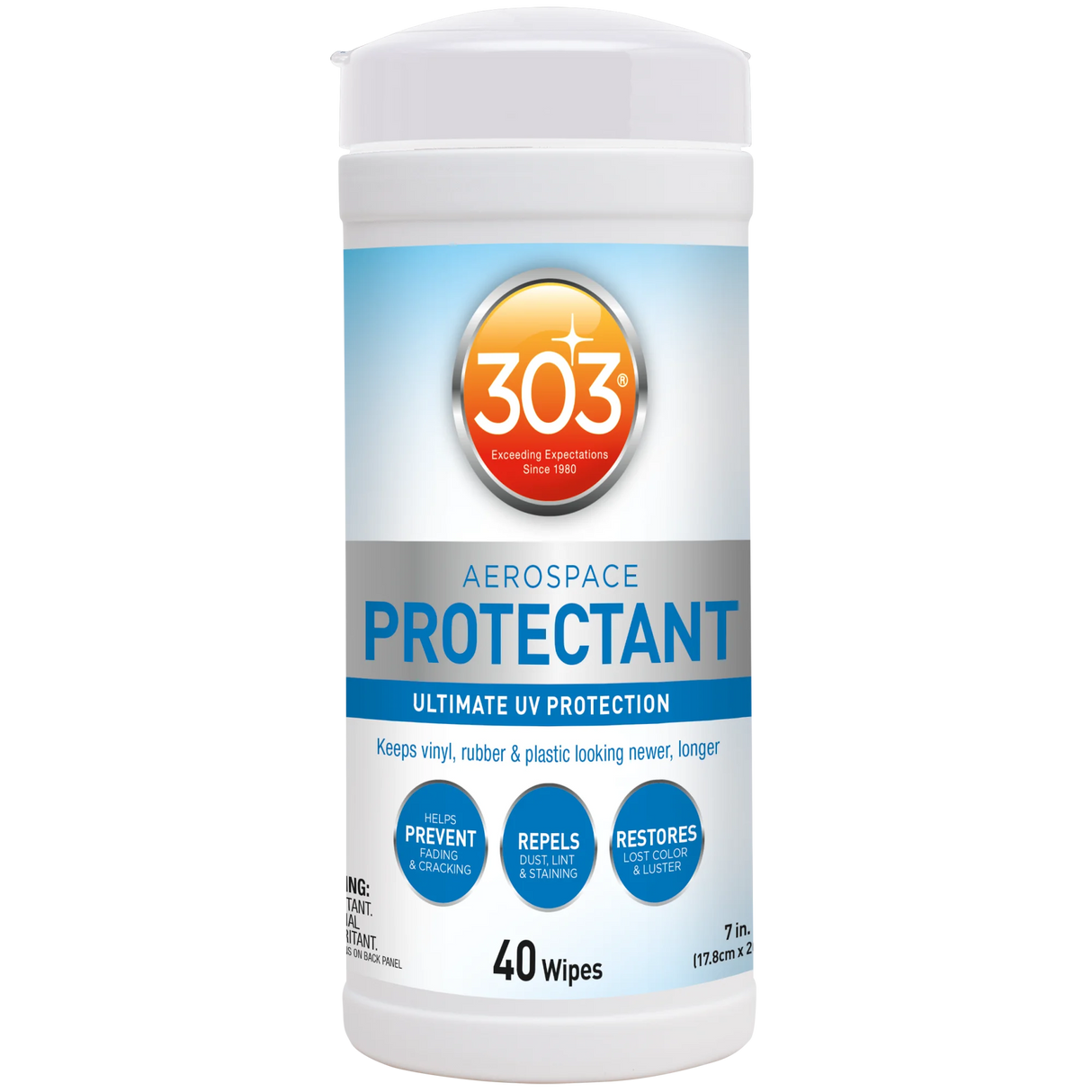 303 Aerospace Protectant Wipes (40 Wipes)