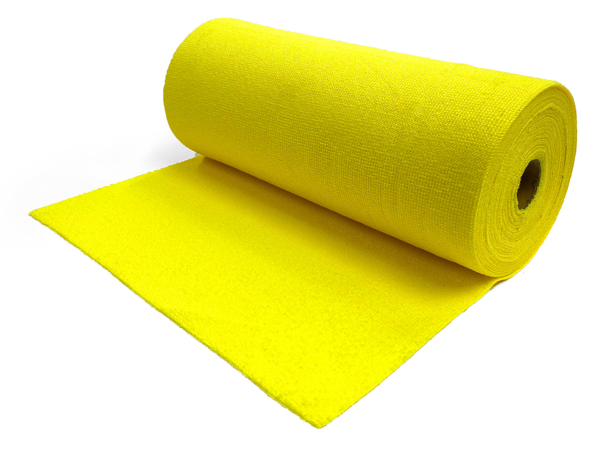 Martin Cox YELLOW Quick Tear Microfibre Cloth Roll - 50