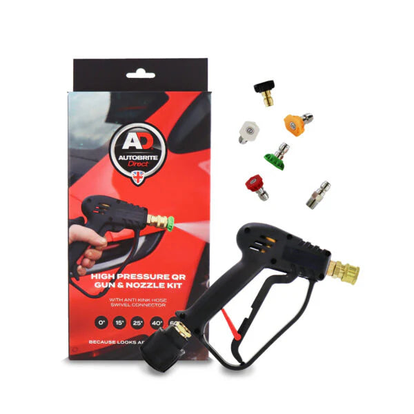 Autobrite High Pressure QR Gun & Nozzle kit