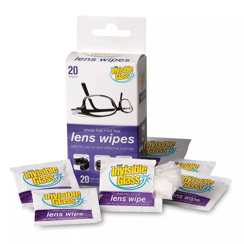 Invisible Glass Lens Wipes - Clean Glasses, Smartphones and Tablets