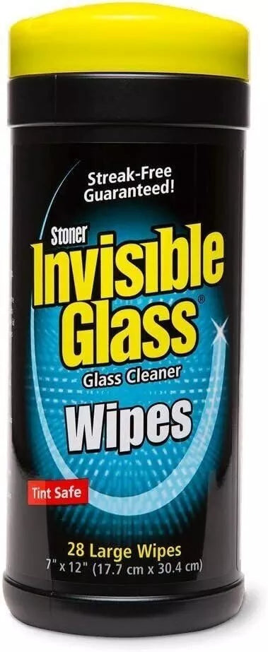 Invisible Glass Wipes - Smear Free Glass Cleaning Wipes