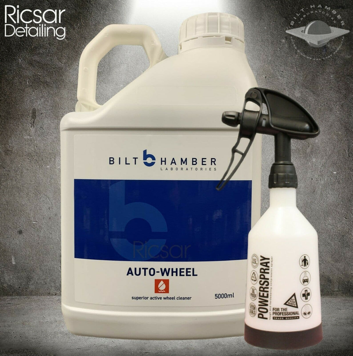 Bilt Hamber Auto Wheel Alloy Cleaner 5L + Heavy Duty Dual Action Sprayer